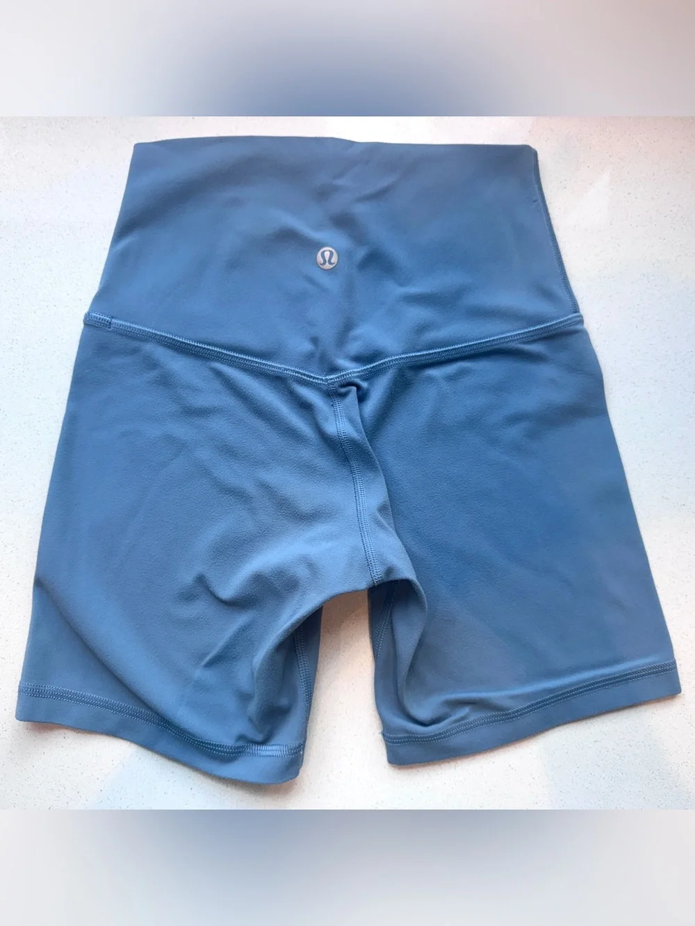 Lululemon High-Rise Align 6” Biker Shorts - Utility Blue
